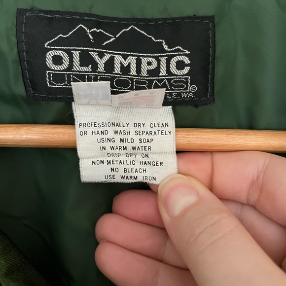 Vintage 1970’s Washington State Parks Green Park Ranger Jacket - Picture 5 of 6